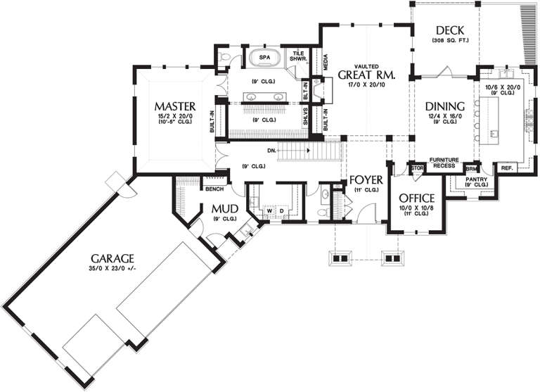 House Plan House Plan #19904 Drawing 1