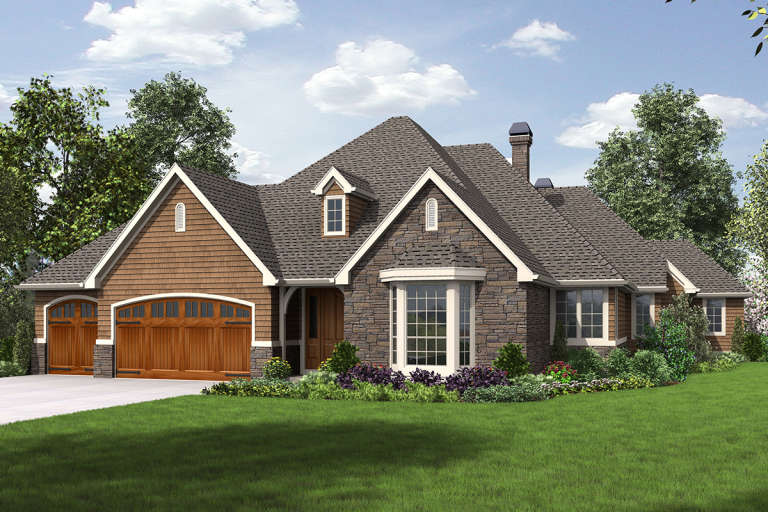 House Plan House Plan #19905 Front Elevation 
