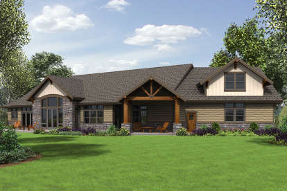 Craftsman House Plan #2559-00717 Elevation Photo