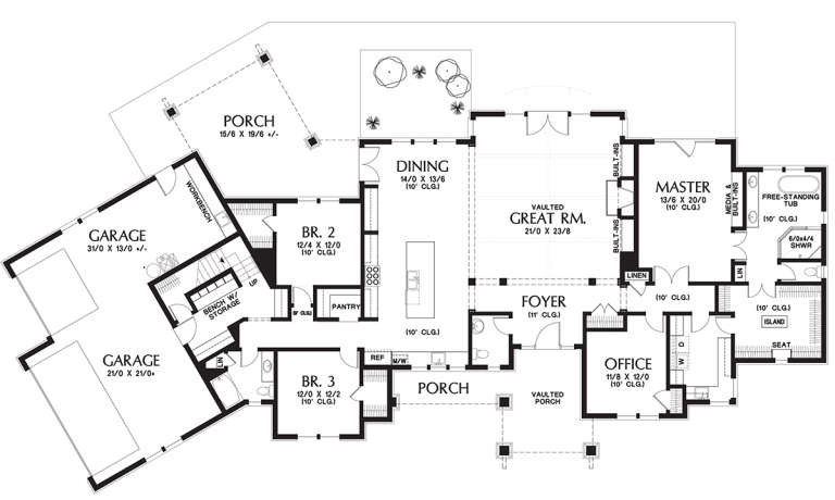 House Plan House Plan #19906 Drawing 1