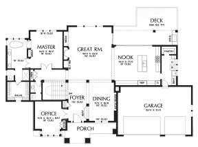 Main Floor  for House Plan #2559-00718