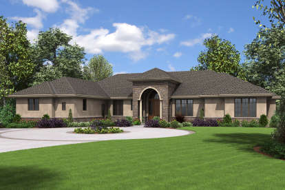 5 Bed, 3 Bath, 4925 Square Foot House Plan - #2559-00719