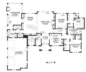 Main Floor  for House Plan #2559-00719