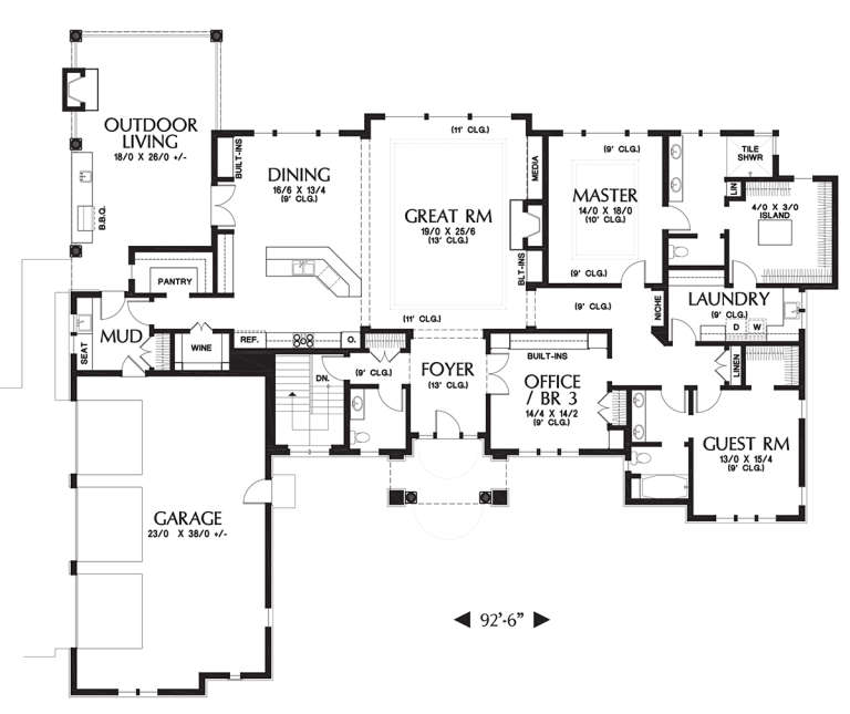 House Plan House Plan #19908 Drawing 1