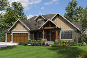 Craftsman House Plan #2559-00720 Elevation Photo
