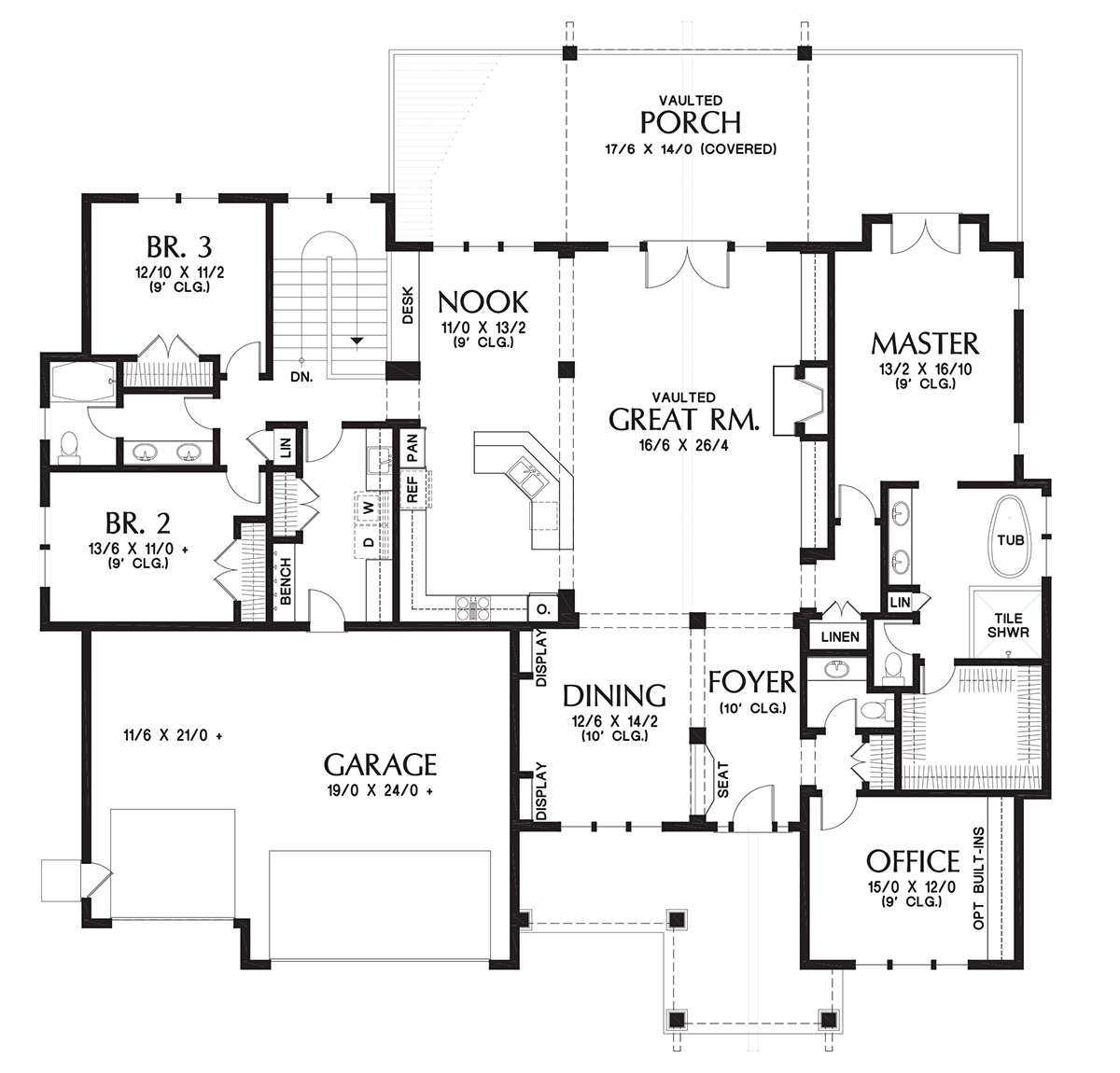 Main Floor  for House Plan #2559-00720