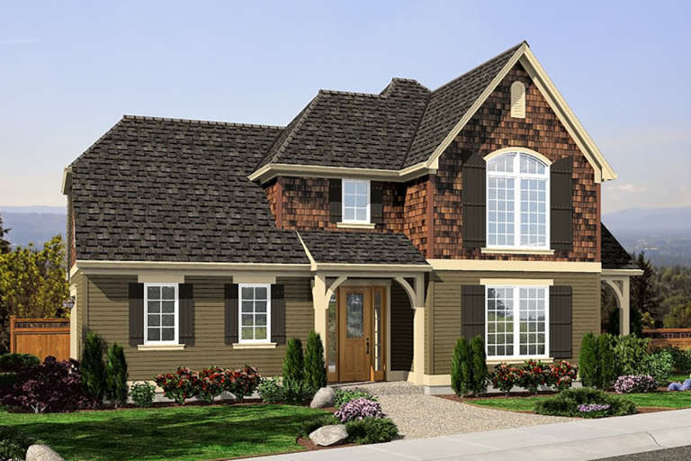 House Plan House Plan #19910 Front Elevation 