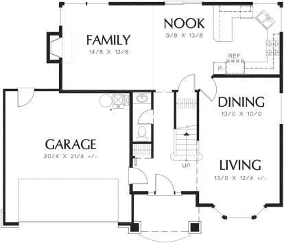 Main Floor  for House Plan #2559-00722