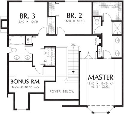 Second Floor for House Plan #2559-00722