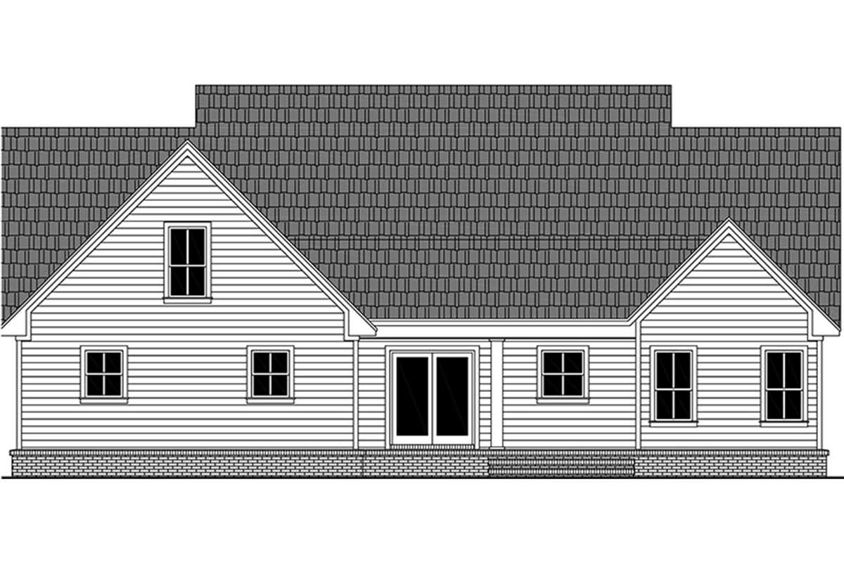 Modern Farmhouse House Plan #348-00281 Elevation Photo