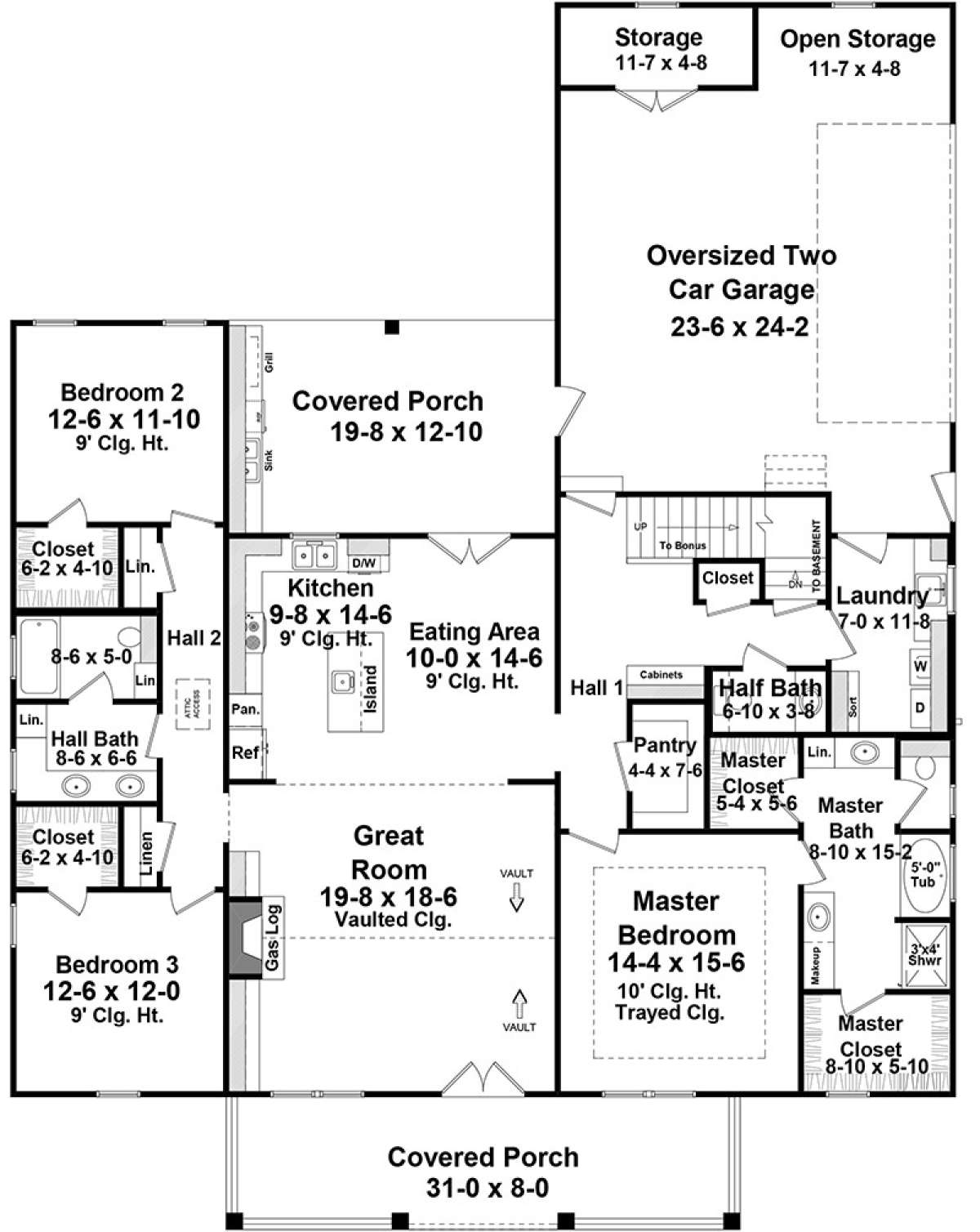 Main Floor for House Plan #348-00281