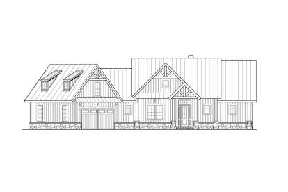 Modern Farmhouse House Plan #699-00102 Elevation Photo