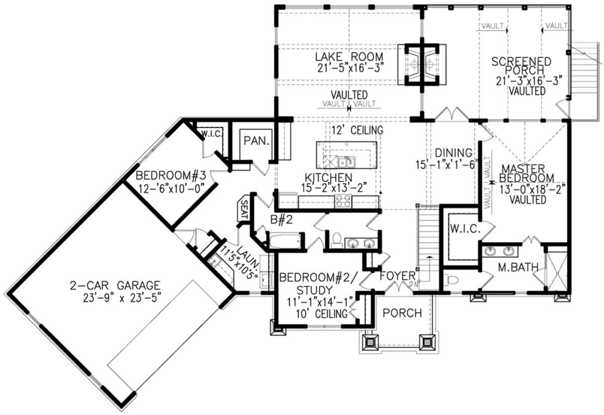 Main Floor for House Plan #699-00102