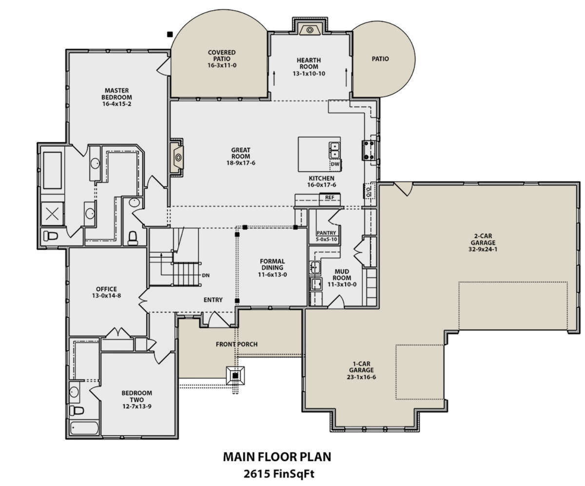 Main Floor for House Plan #5631-00091