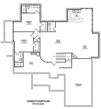 Basement  for House Plan #5631-00092