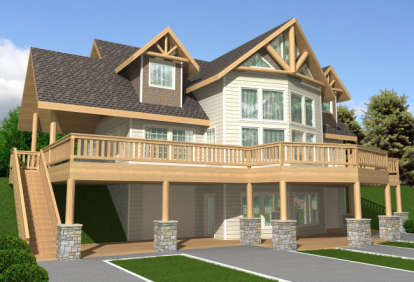 3 Bed, 2 Bath, 2466 Square Foot House Plan - #039-00541