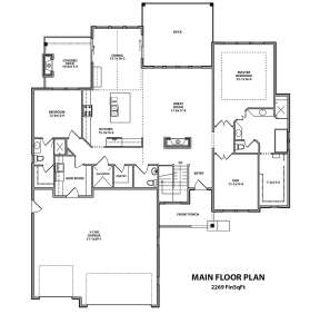 Main Floor  for House Plan #5631-00094
