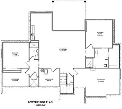 Second Floor for House Plan #5631-00094