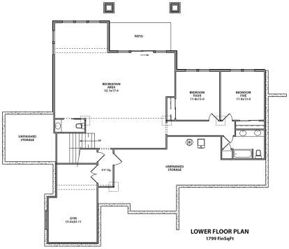 Basement  for House Plan #5631-00095
