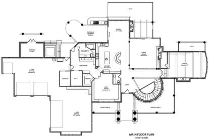 Main Floor  for House Plan #5631-00096