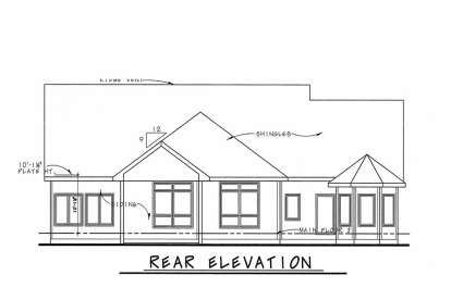 Craftsman House Plan #402-01548 Elevation Photo
