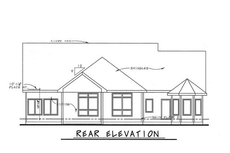 Craftsman House Plan #402-01548 Elevation Photo