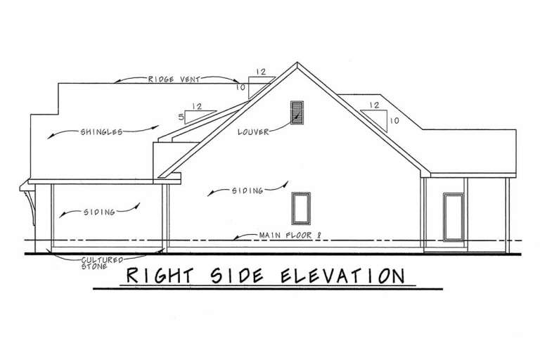 Craftsman House Plan #402-01548 Elevation Photo