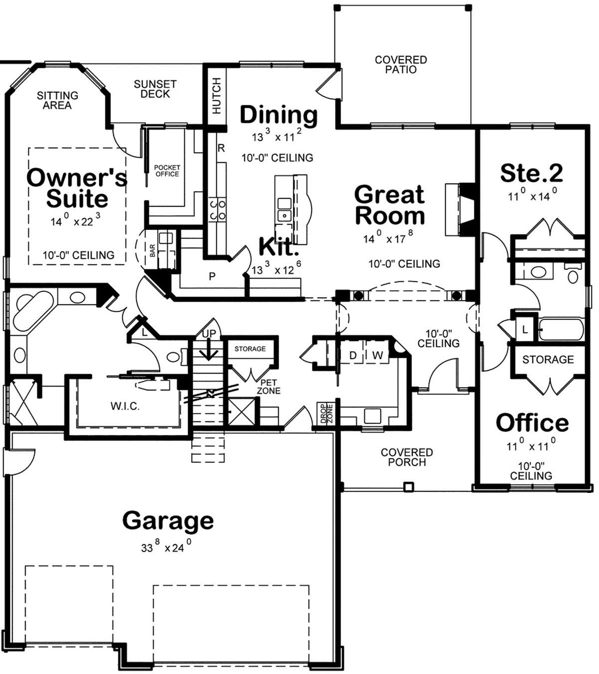 Main Floor  for House Plan #402-01548