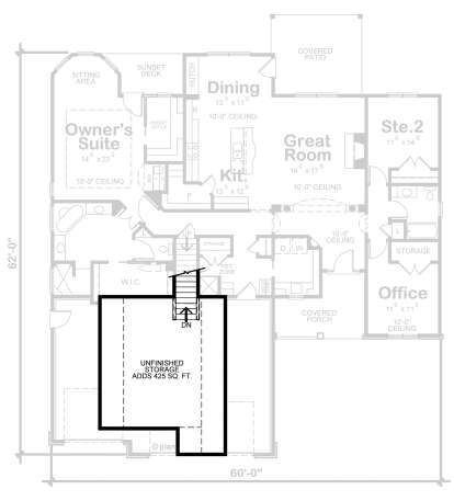 Floorplan 2 for House Plan #402-01548