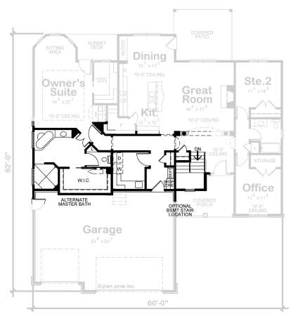 Floorplan 3 for House Plan #402-01548