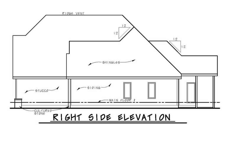 European House Plan #402-01549 Elevation Photo