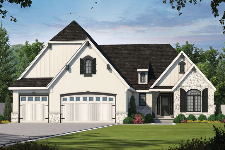 House Plan House Plan #19924 Front Elevation 