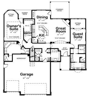 Main Floor  for House Plan #402-01549