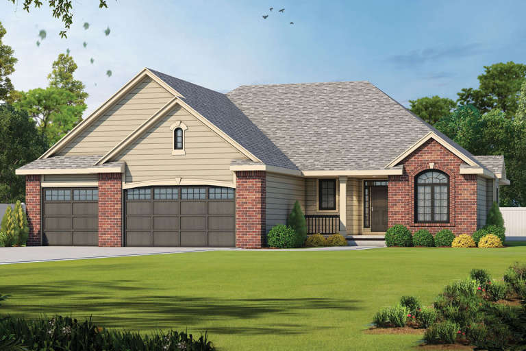 House Plan House Plan #19925 Front Elevation 
