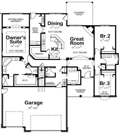 Main Floor  for House Plan #402-01550