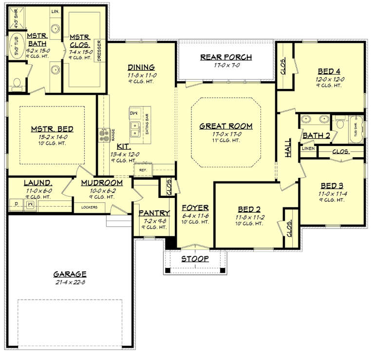 House Plan House Plan #19927 Drawing 1