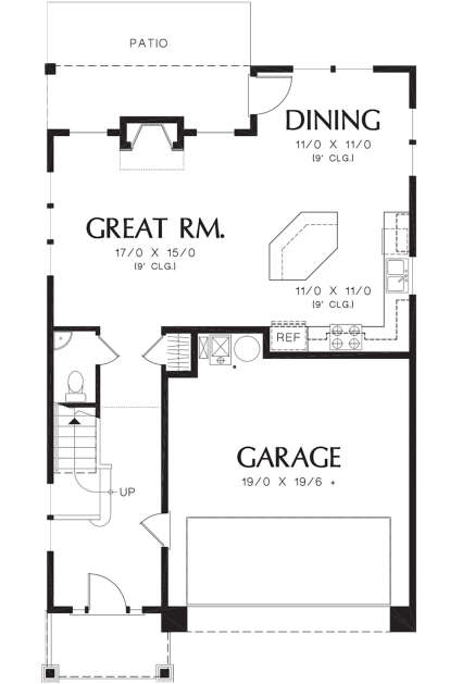 Main Floor  for House Plan #2559-00725