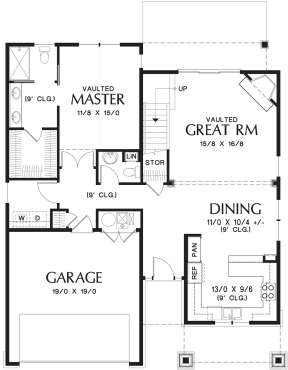 Main Floor  for House Plan #2559-00726