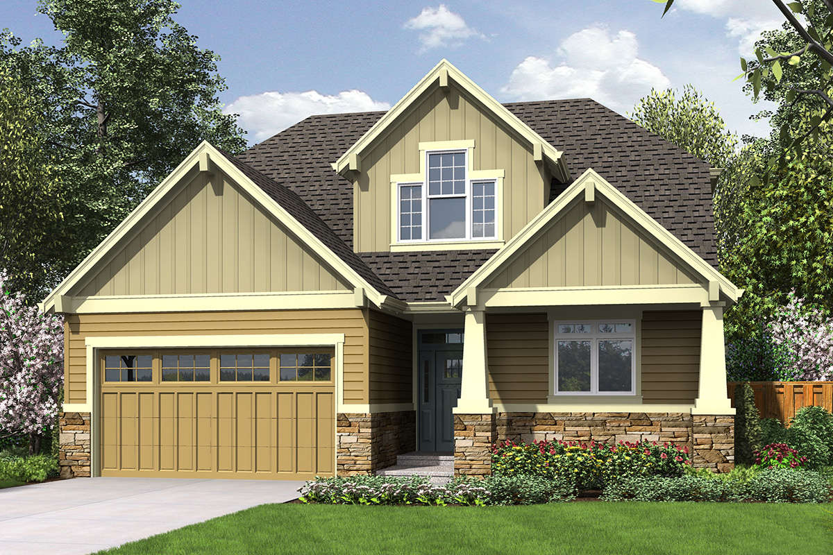 Craftsman House Plan #2559-00728 Elevation Photo