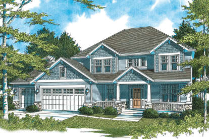 Craftsman House Plan #2559-00731 Elevation Photo