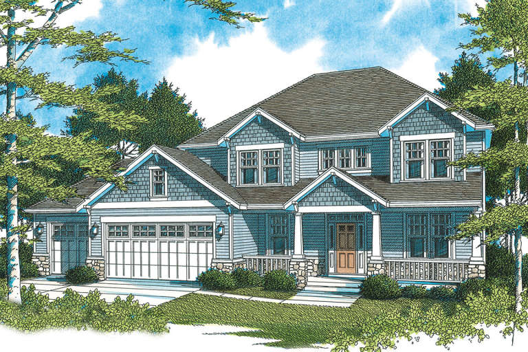 House Plan House Plan #19935 Front Elevation