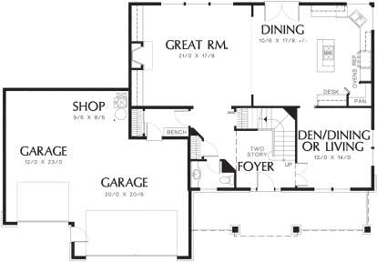 Main Floor  for House Plan #2559-00731