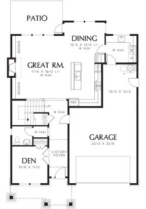 Main Floor  for House Plan #2559-00732