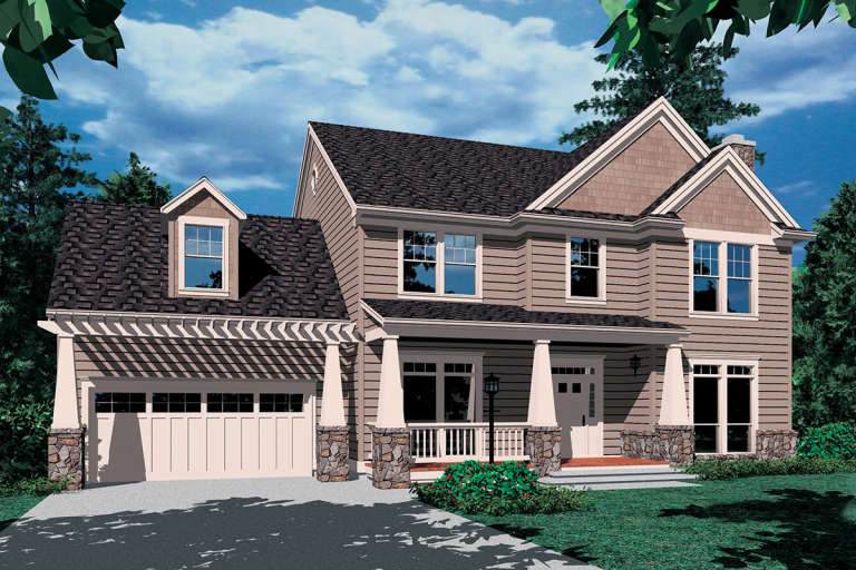 House Plan House Plan #19937 Front Elevation