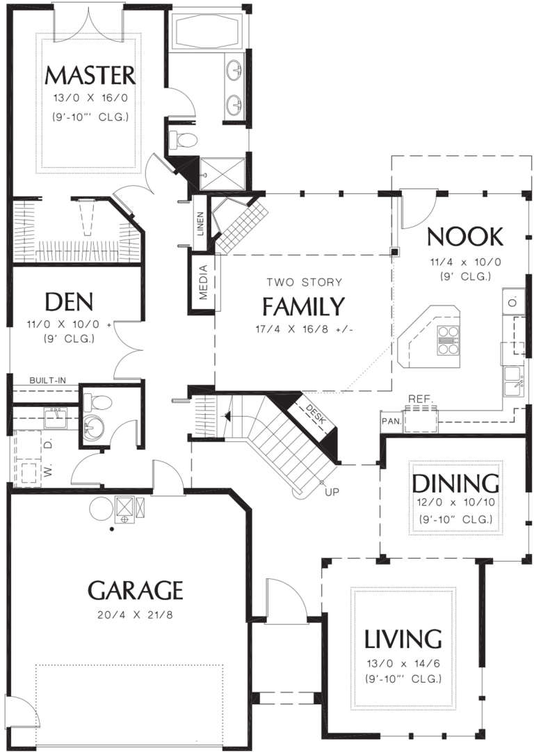 House Plan House Plan #19939 Drawing 1
