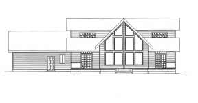 Northwest House Plan #039-00543 Elevation Photo