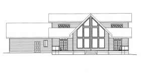 Northwest House Plan #039-00543 Elevation Photo