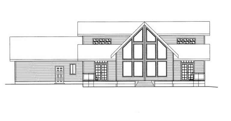 Northwest House Plan #039-00543 Elevation Photo