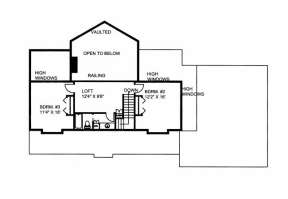 Second Floor for House Plan #039-00543