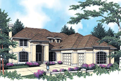 House Plan House Plan #19940 Front Elevation